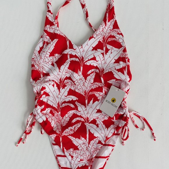 Body Glove Missy Ruched Side One Piece Swimsuit Tropik Vibe Floral - Picture 3 of 5